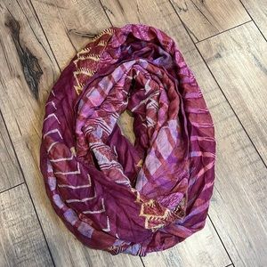 Pink colorful scarf